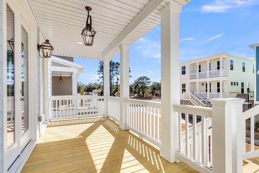 Exterior details and patio area of a home in Miller's Crossing, Johns Island (Image 18). Exterior details and patio area of a home in Miller's Crossing, Johns Island (Image 18).