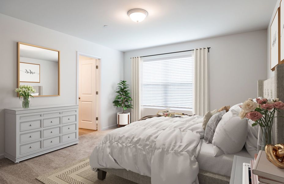 Furnished interior view inside a new home in Independence at Carter's Station, Columbia (Image 6).