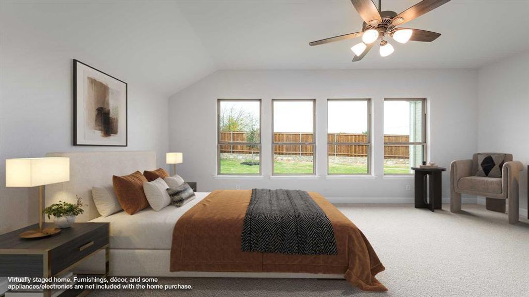 Furnished interior view inside a new home in Walsh Ranch 55', Fort Worth (Image 11). Furnished interior view inside a new home in Walsh Ranch 55', Fort Worth (Image 11).