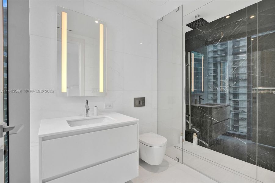 Furnished interior view inside a new home in , Miami (Image 15).