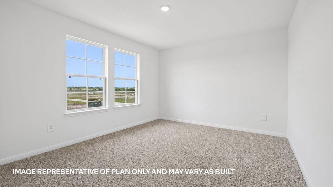 Spacious, unfurnished interior of a new home in Prairie Lakes, Buda (Image 15).