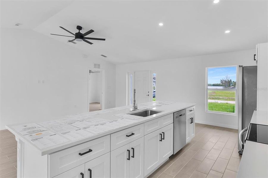 Furnished interior view inside a new home in , Cape Coral (Image 7).