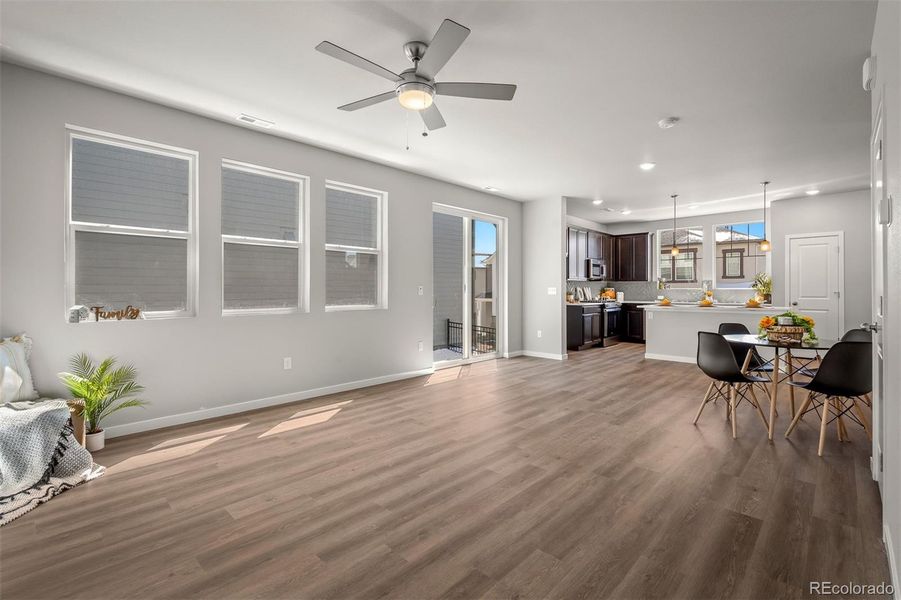Spacious, unfurnished interior of a new home in Revel Crossing at Wolf Ranch – The Ascent Collection, Colorado Springs (Image 22).