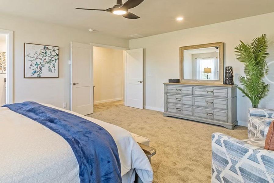 Furnished interior view inside a new home in Conner Springs, Social Circle (Image 10).