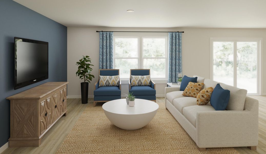 Furnished interior view inside a new home in , Ladson (Image 9).