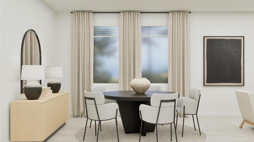 Furnished interior view inside a new home in River Bridge Ranch: Coastline Collection, San Marcos (Image 8).