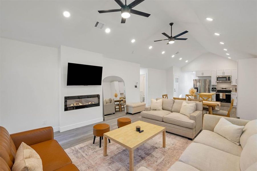 Furnished interior view inside a new home in , Cooper (Image 8).