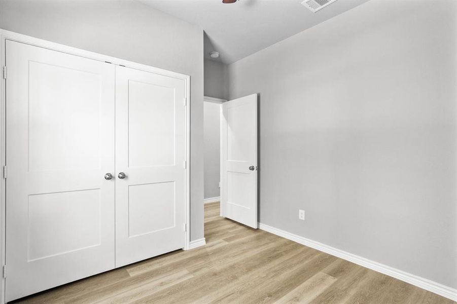 Bedroom 1 offering a nice large closet