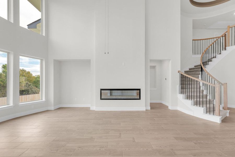 Spacious, unfurnished interior of a new home in Santa Rita Ranch, Liberty Hill (Image 23). Spacious, unfurnished interior of a new home in Santa Rita Ranch, Liberty Hill (Image 23).