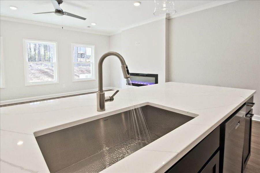 Close-up of interior finishes inside a home in River Walk Place, Lawrenceville (Image 10).