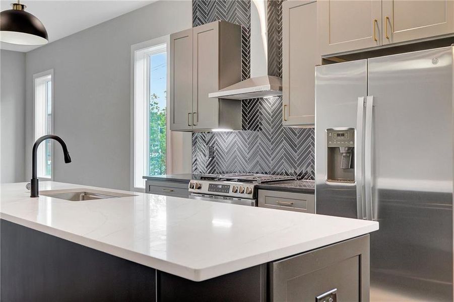 Furnished interior view inside a new home in , Atlanta (Image 5).