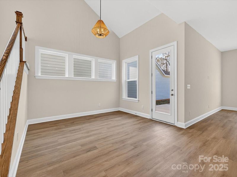 Spacious, unfurnished interior of a new home in North Creek Village, Huntersville (Image 19).