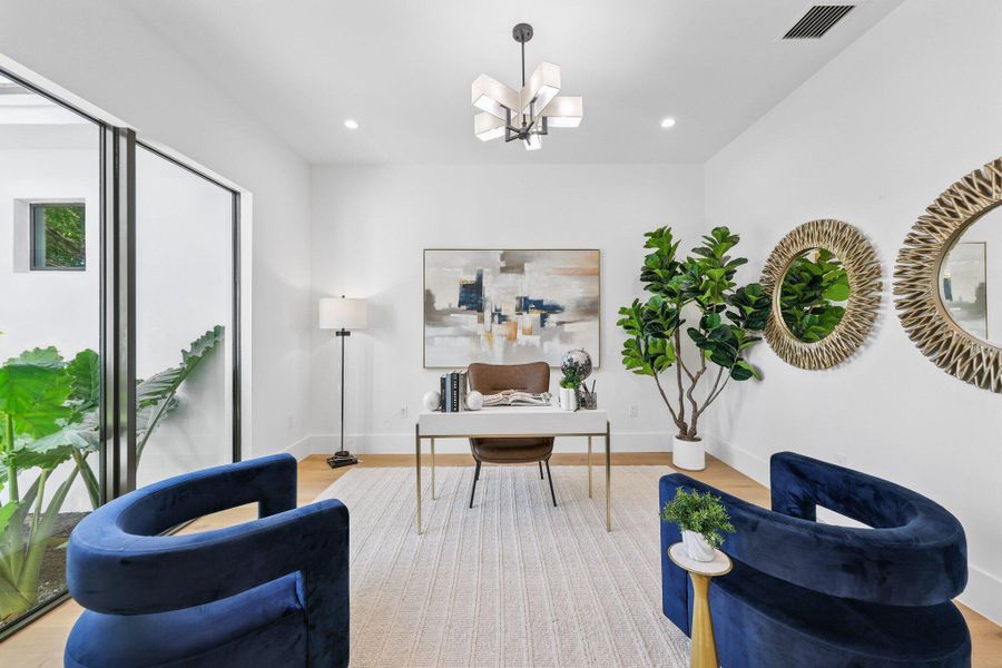 Furnished interior view inside a new home in , Boca Raton (Image 18). Furnished interior view inside a new home in , Boca Raton (Image 18).