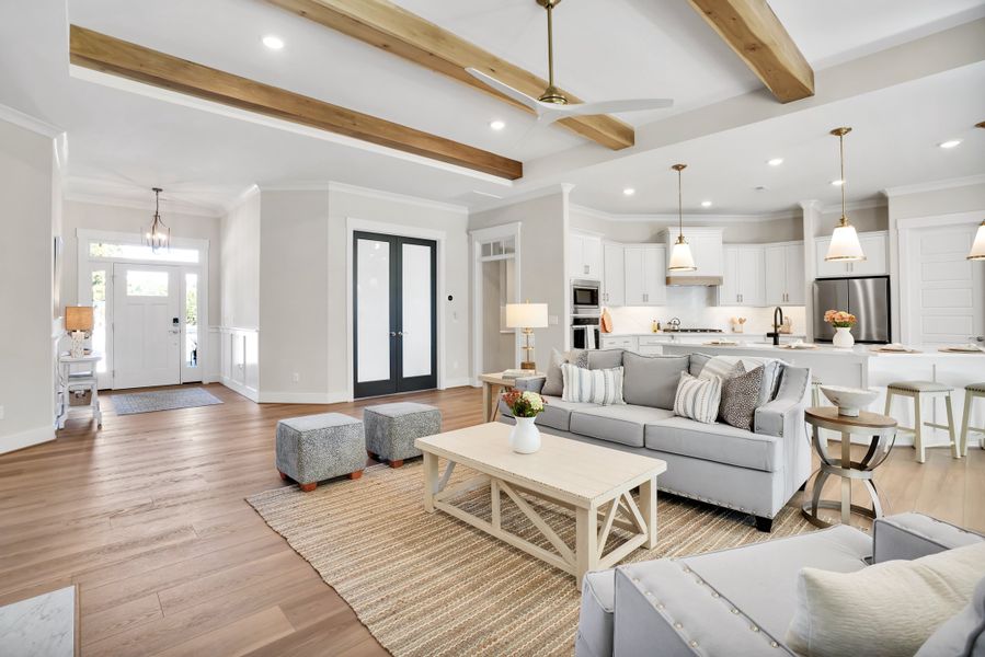Representative furnished interior of a home built from the Bar Harbour I by Kent Homes in Oyster Harbour, Supply (Image 135).