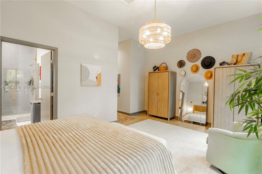 Furnished interior view inside a new home in , Miami (Image 13).