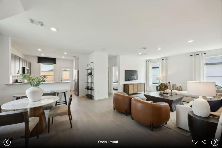 Interior photos- Photo of Centex model home with same floor plan, not of actual home listed.