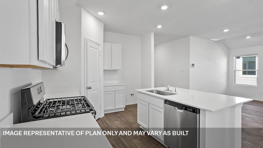 Furnished interior view inside a new home in Marigold, Kyle (Image 5).