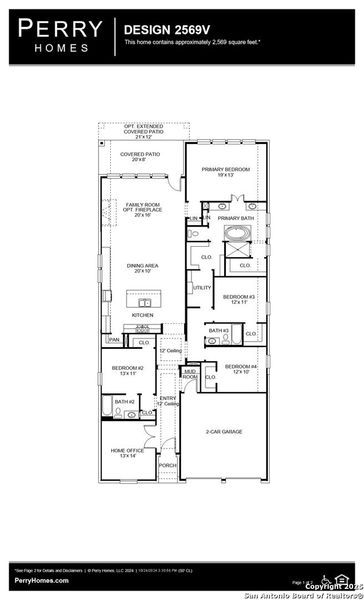 2D floor plan layout of this home in Vida 50', San Antonio, TX (Image 3). 2D floor plan layout of this home in Vida 50', San Antonio, TX (Image 3).