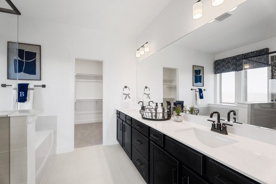 Furnished interior view inside a new home in Valencia on the Lake, Little Elm (Image 7).
