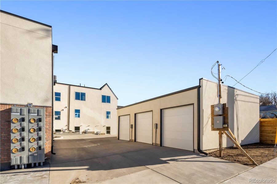 Exterior details and patio area of a home in , Denver (Image 3).