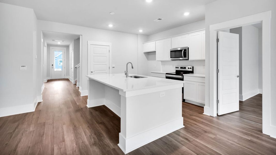 Furnished interior view inside a new home in Magnolia Ridge at Blake Farm, Wilmington (Image 11).