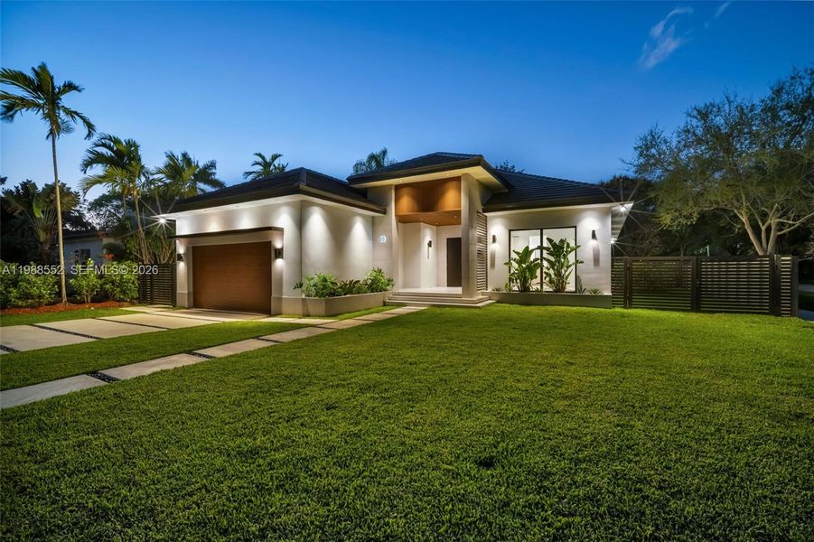 Exterior details and patio area of a home in , Miami Shores (Image 32).