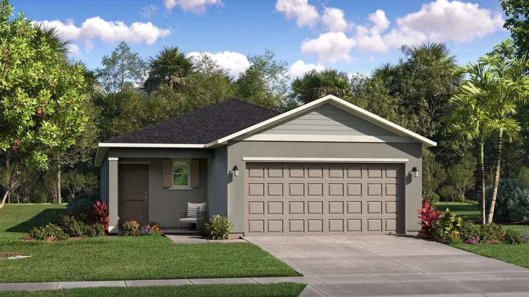 Home exterior render streetview Home exterior render streetview