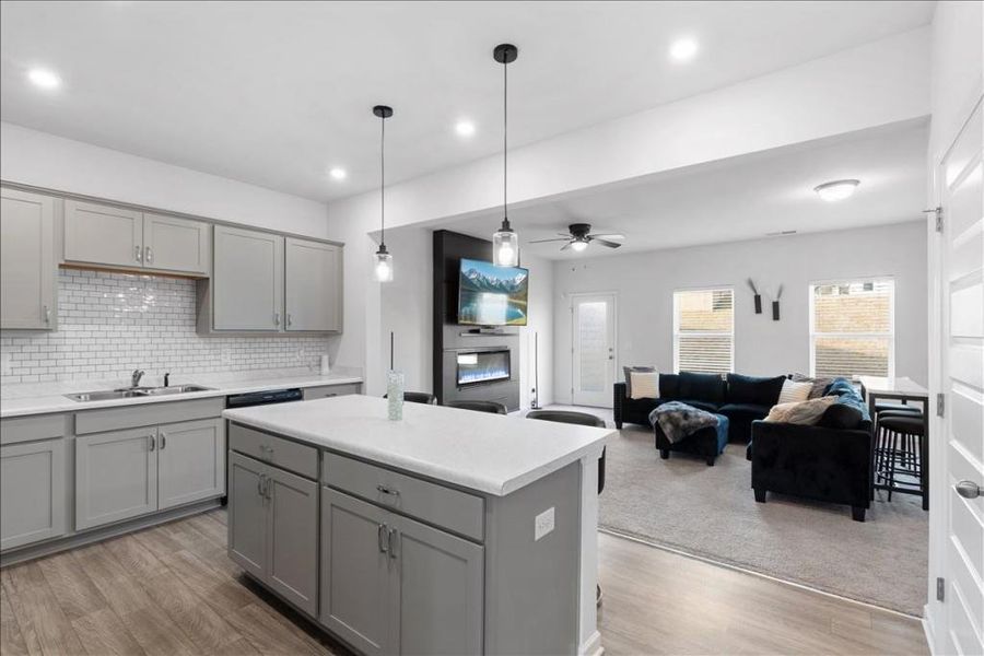 Furnished interior view inside a new home in , Cartersville (Image 19).
