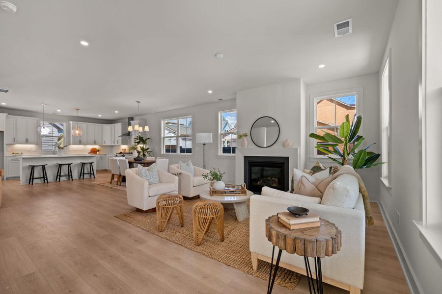 Furnished interior view inside a new home in , Summerville (Image 5).