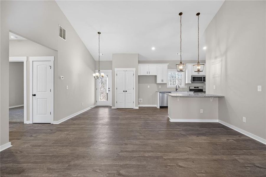 Spacious, unfurnished interior of a new home in , Douglasville (Image 26). Spacious, unfurnished interior of a new home in , Douglasville (Image 26).
