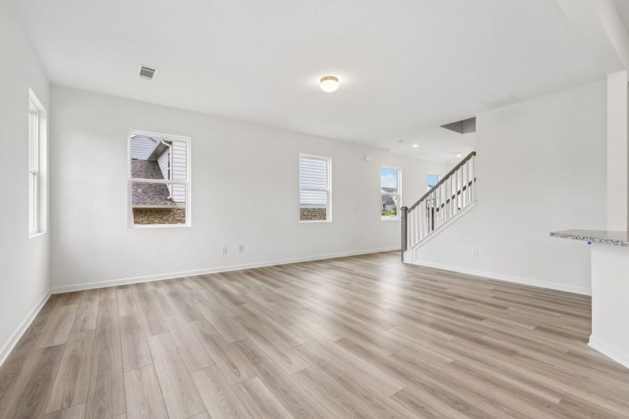 Spacious, unfurnished interior of a new home in The Retreat at Browns Ridge, Newnan (Image 3).