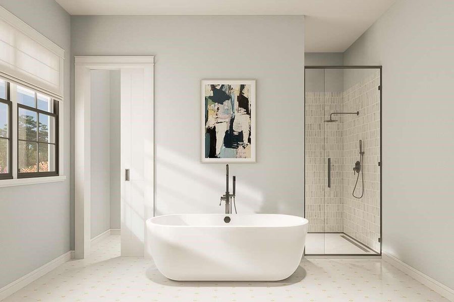 Furnished interior view inside a new home in , Washington (Image 6).