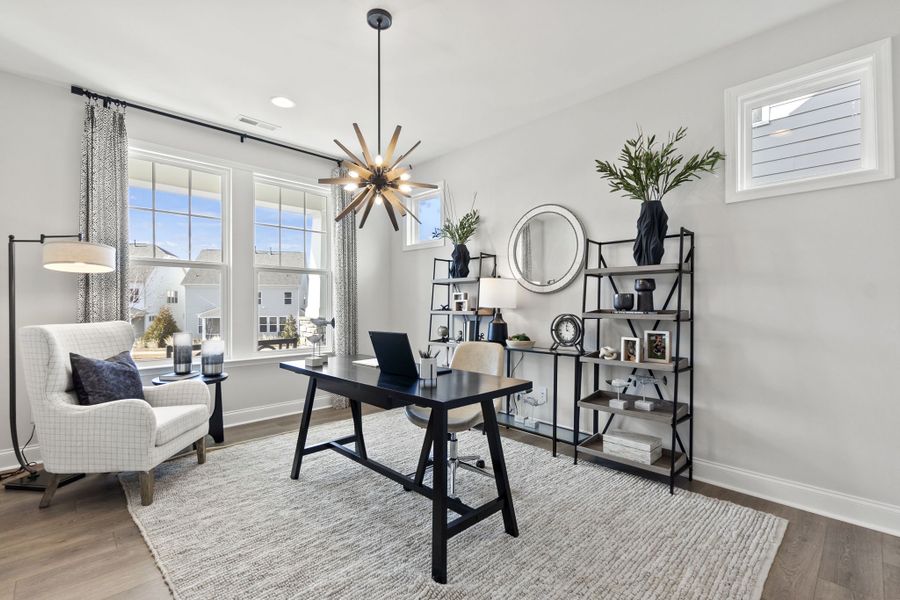 Representative furnished interior of a home built from the Somerset by Taylor Morrison in River Falls, Tega Cay (Image 4).