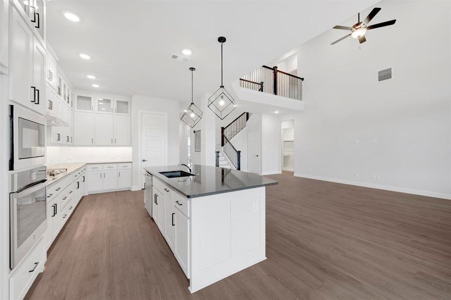 Furnished interior view inside a new home in The Ridge at Northlake, Northlake (Image 12).