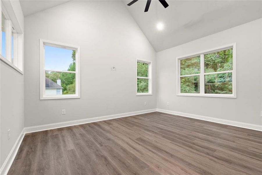 Spacious, unfurnished interior of a new home in , Stone Mountain (Image 34).