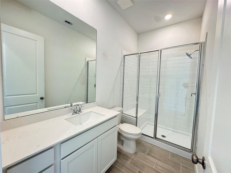 Pics are not of actual home.  They are a representative of a home of the same floor plan