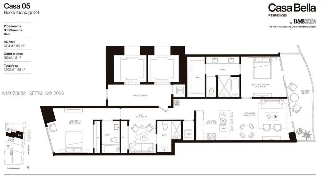 2D floor plan layout of this home in , Miami, FL (Image 4). 2D floor plan layout of this home in , Miami, FL (Image 4).