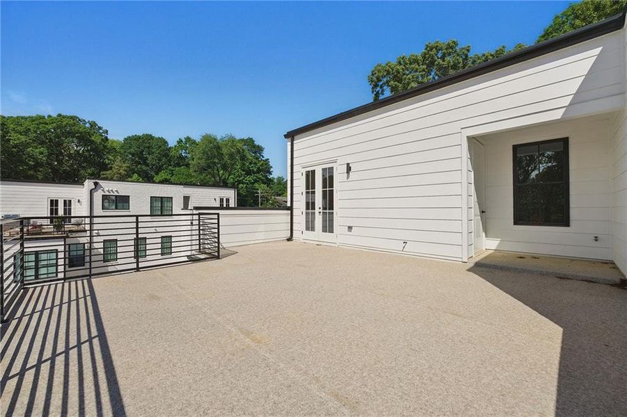 Front exterior of a new home in , Atlanta, GA, highlighting curb appeal (Image 29).