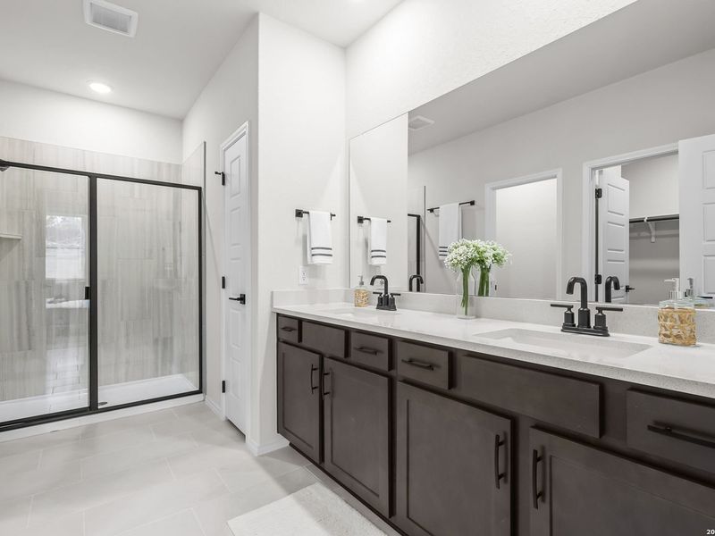 Furnished interior view inside a new home in Royal Crest, San Antonio (Image 33).