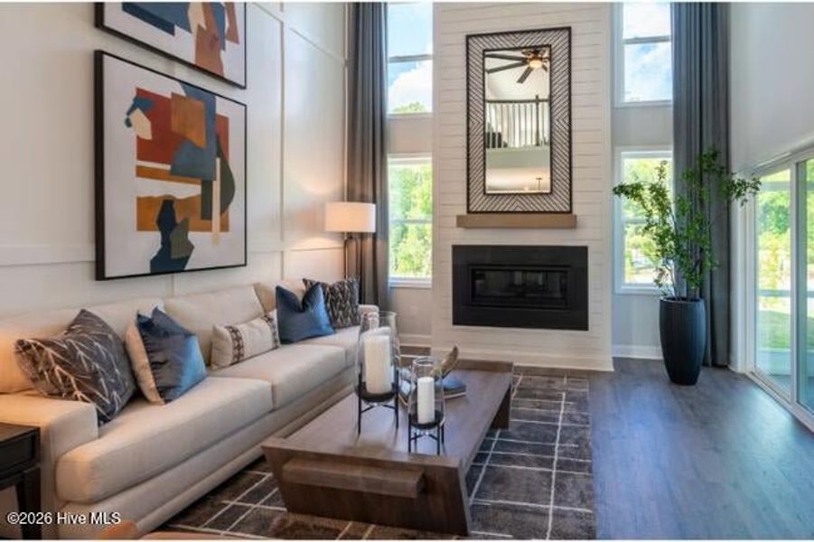 Furnished interior view inside a new home in Coastal Haven, Leland (Image 6). Furnished interior view inside a new home in Coastal Haven, Leland (Image 6).
