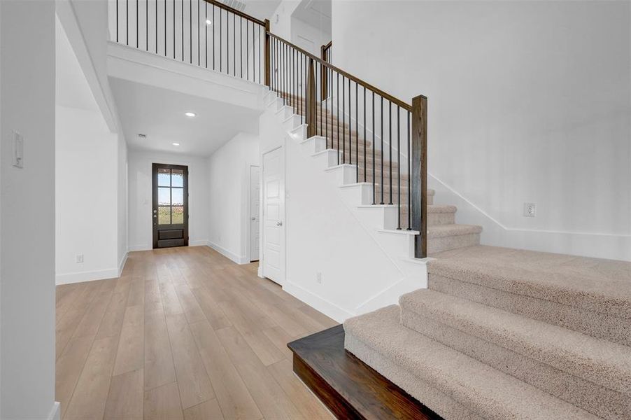 Spacious, unfurnished interior of a new home in Lily Creek at Sutton Fields, Aubrey (Image 26). Spacious, unfurnished interior of a new home in Lily Creek at Sutton Fields, Aubrey (Image 26).