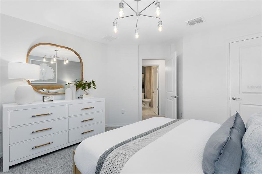 Furnished interior view inside a new home in Oviedo Square, Oviedo (Image 18).