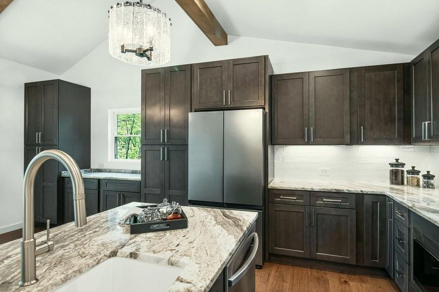 Furnished interior view inside a new home in , Blue Ridge (Image 10).