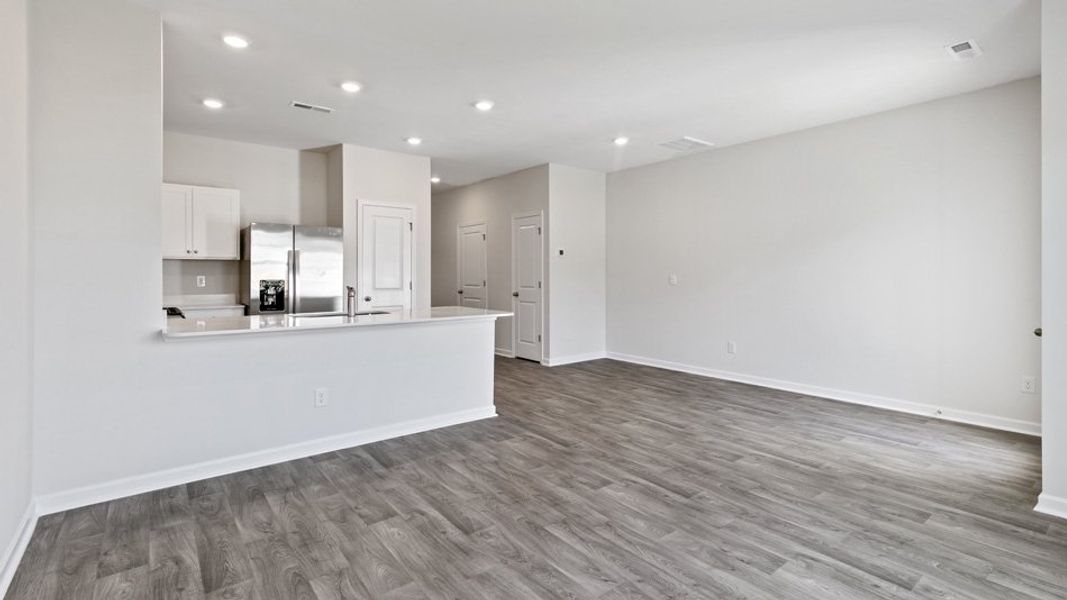 Spacious, unfurnished interior of a new home in The Townes at Wilson's Ridge, Smithfield (Image 12).