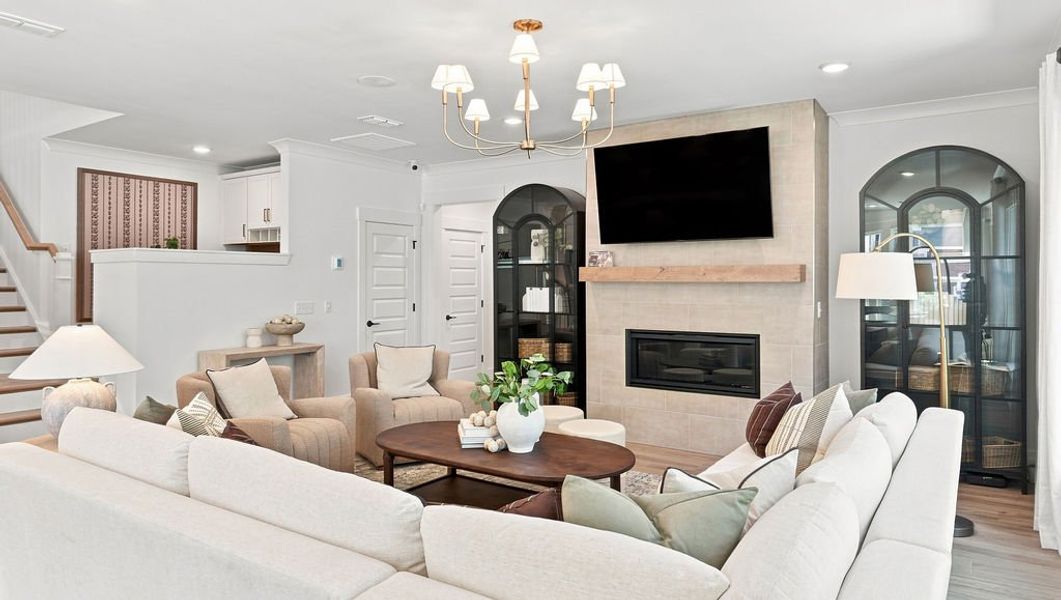 Representative furnished interior of a home built from the Vanderbilt by Pulte Homes in Fishers Wood, Columbia (Image 10).