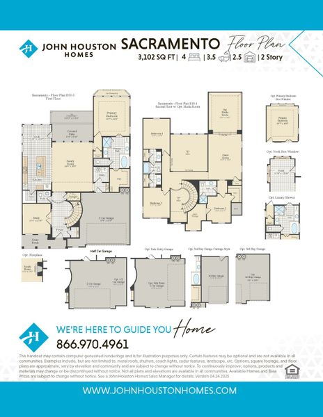 Sacramento B10-1 Floor Plan with .5 Car Garage Sacramento B10-1 Floor Plan with .5 Car Garage