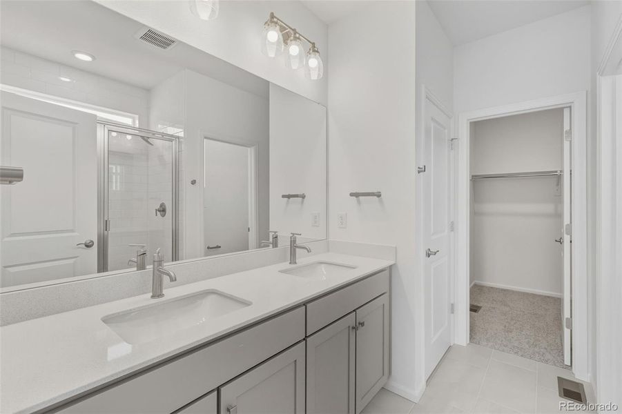 Furnished interior view inside a new home in The Cottages Collection at Ridgeline Vista, Brighton (Image 4).