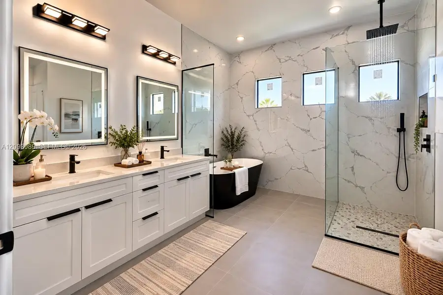 Furnished interior view inside a new home in , Cape Coral (Image 10).