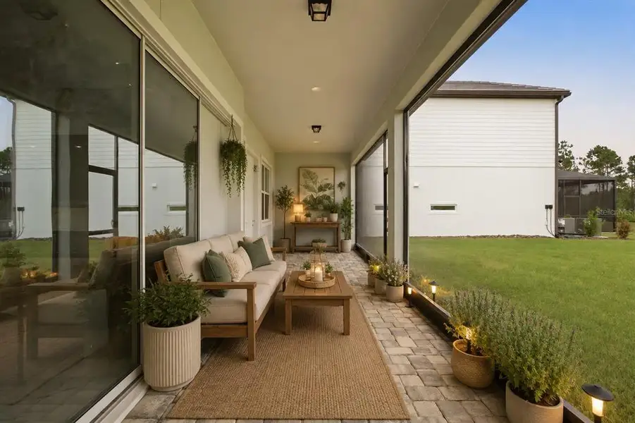 Exterior details and patio area of a home in , Zephyrhills (Image 3). Exterior details and patio area of a home in , Zephyrhills (Image 3).
