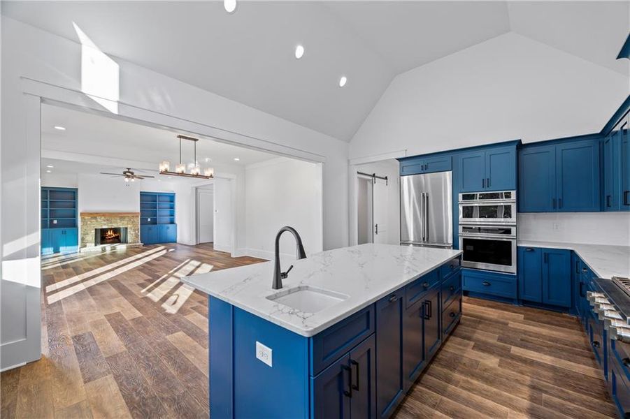 Furnished interior view inside a new home in , Flowery Branch (Image 10).
